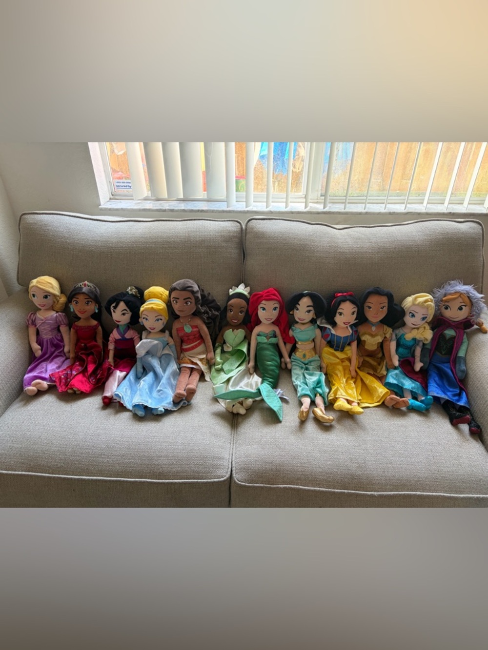 Disney Princess Plush Dolls